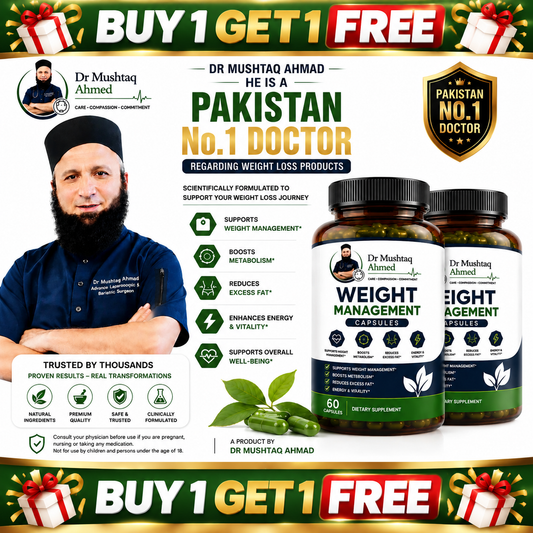 Weight Management Capsules By Doc Mushtaq Ahmed