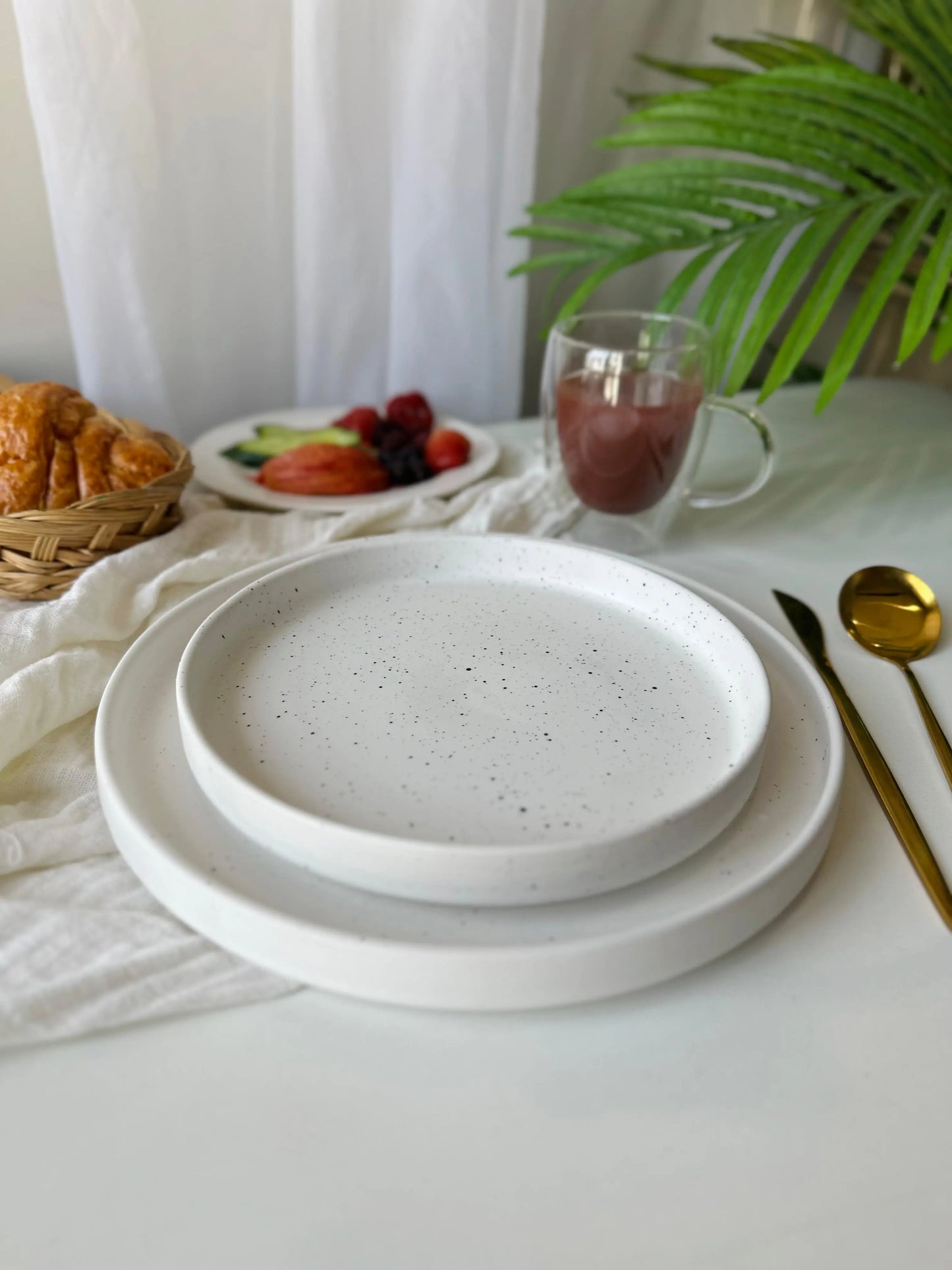 Ivory White Premium Dinner Set - 45 pcs