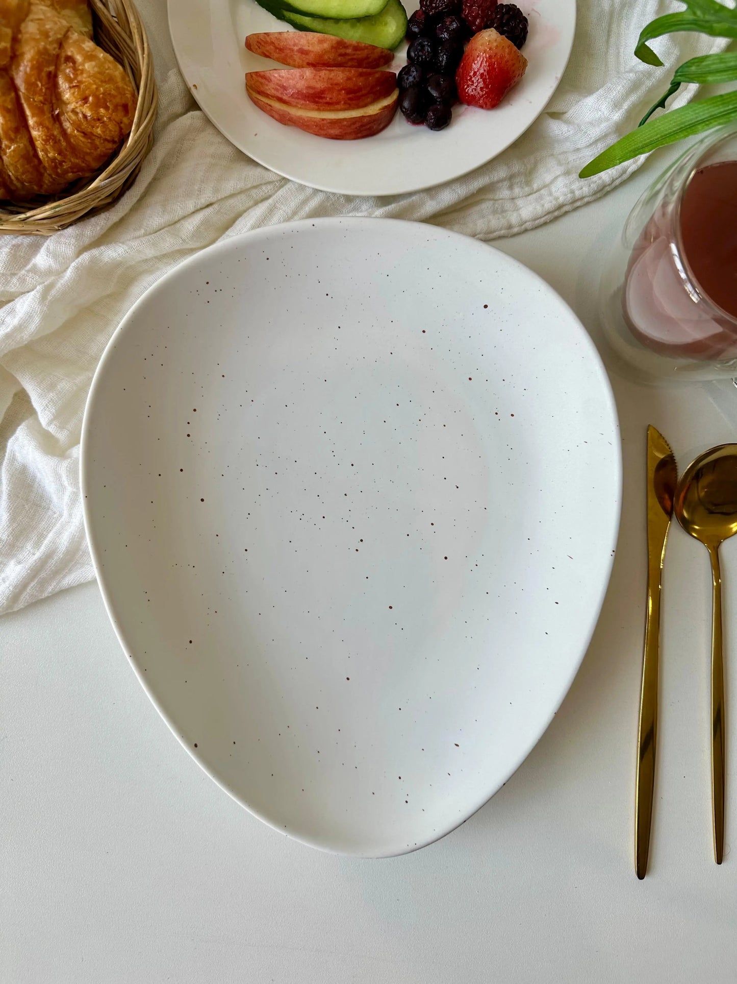 Ivory White Premium Dinner Set - 45 pcs